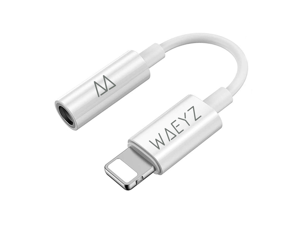 WAEYZ – Apple iPhone Aux Jack 3.5mm Naar Lightning Adapter voor muziek Luisteren voor iPhone/iPad/iPod - Telefoon winkel . reparatie winkel, refurbished telefoons, telefoon accessoires, telefoon onderdelen