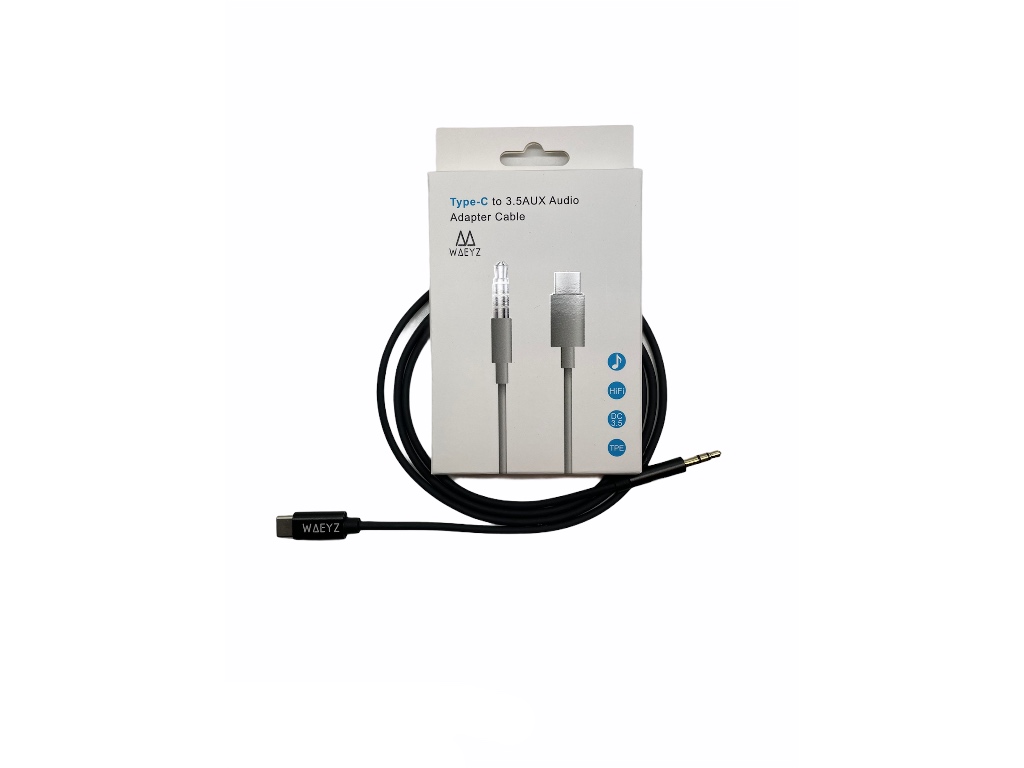 thumbnail image 2 of Type C Aux Cord VENTION USB C To 3.5mm Audio Aux Jack Cable 3FT, USB Type C To 3.5mm Headphone Car Stereo Telescopic Spring Cord Compatible With IPhone 15 Pro Max/15 Plus 2 of 13