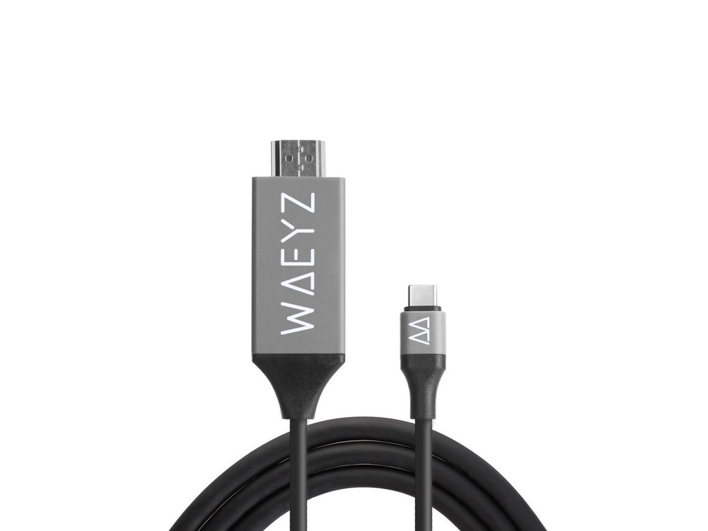 WAEYZ – USB C naar HDMI – 2 Meter Kabel USB C naar HDMI adapter Kabel Voor Smartphone – Laptop – Macbook - winkel . telefoon reparatie winkel, refurbished telefoons, telefoon accessoires, telefoon onderdelen
